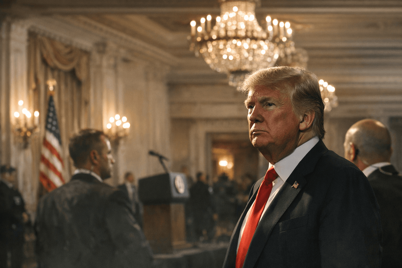 Trump argues White House ballroom would be safer after shooting