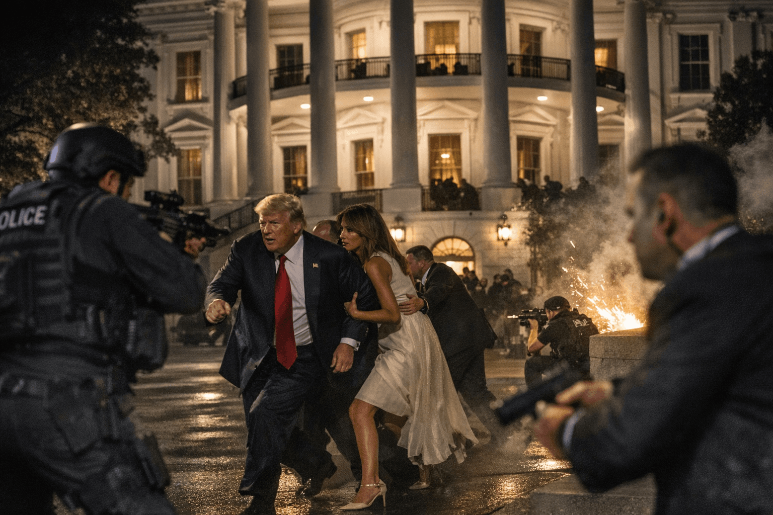 Suspect targeted Trump, administration in attack at White House dinner