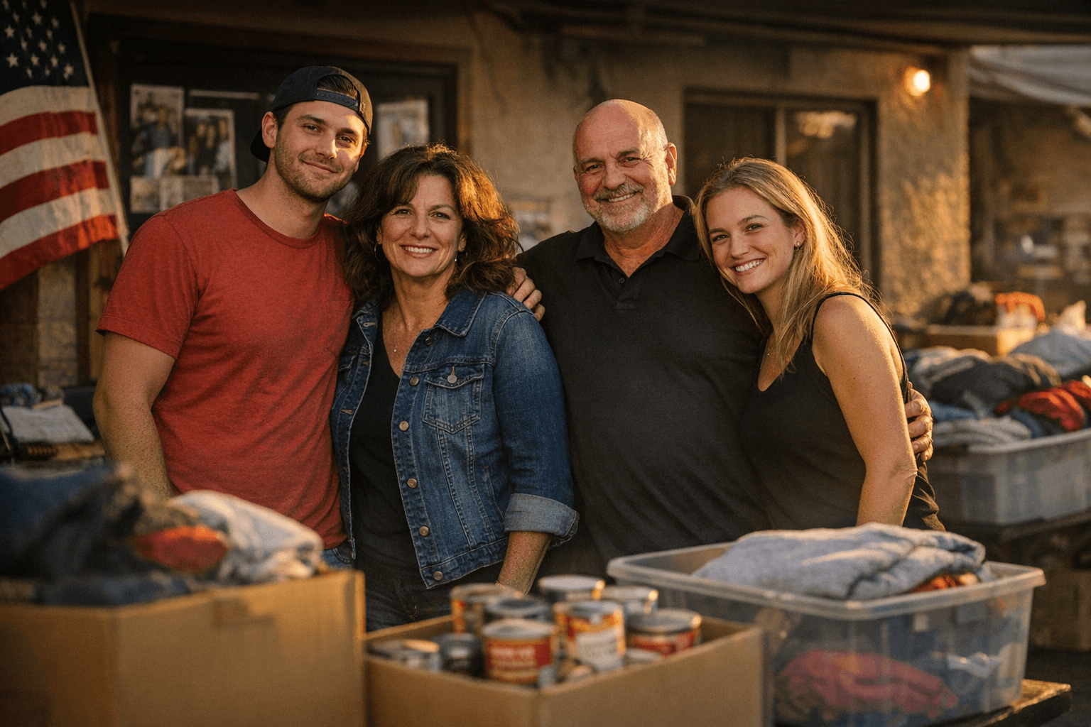 Marathon honors Sharf family for raising $850,000 for locals in need