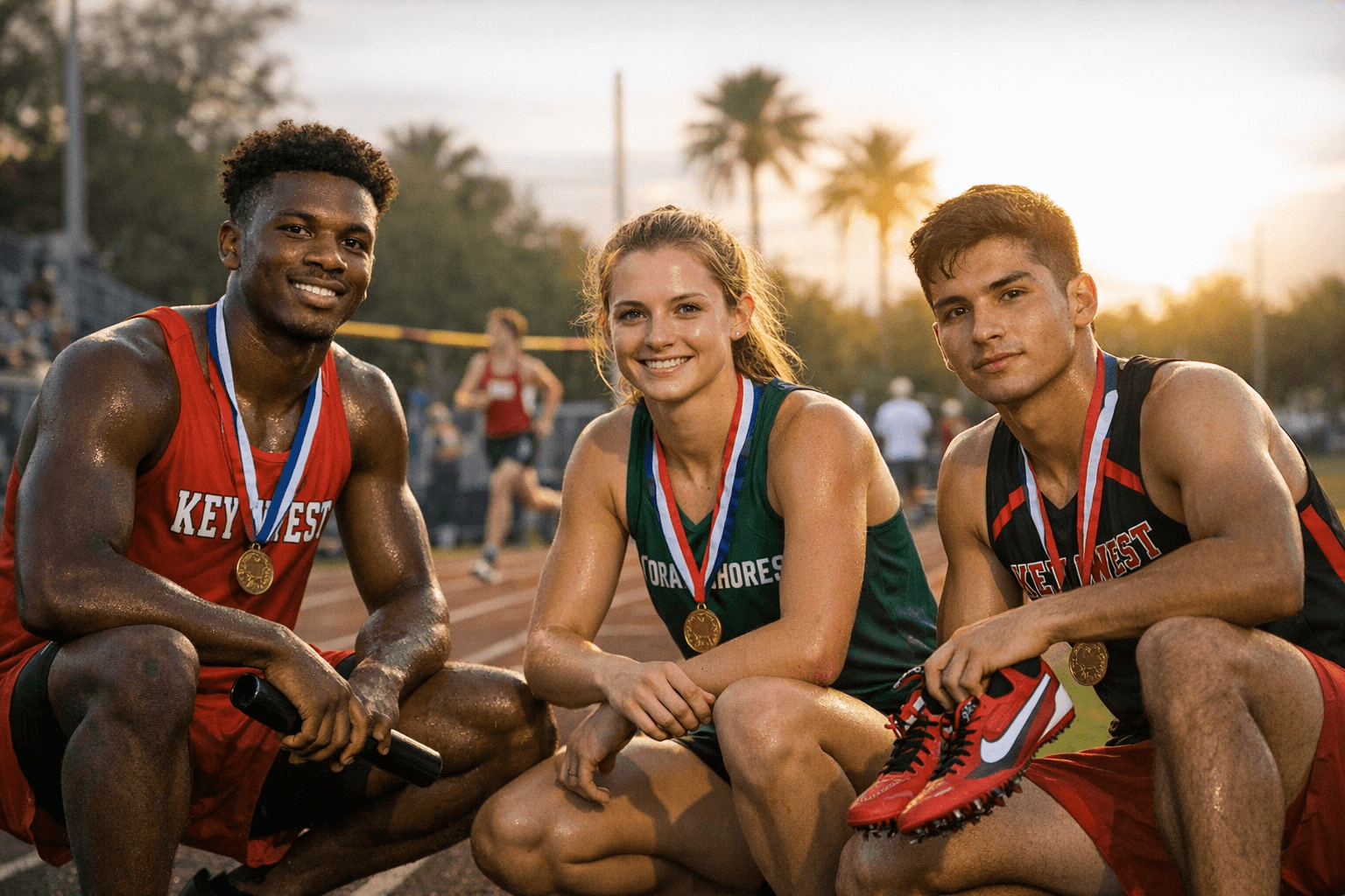 Key West, Coral Shores shine at district track meet with 11 titles
