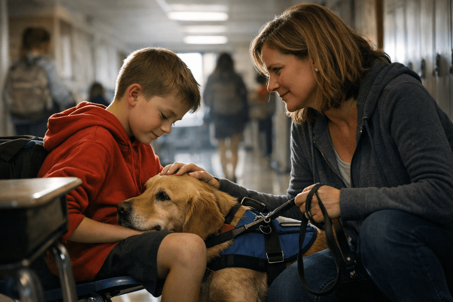 Virginia law lets parents handle service dogs in public schools