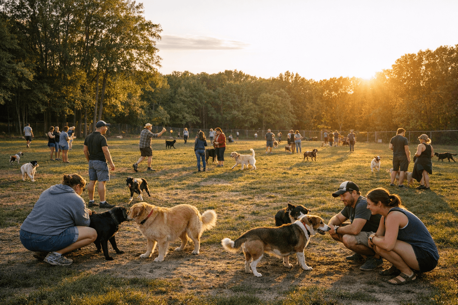 Potsdam dog park reopens on larger 4-acre site after closure