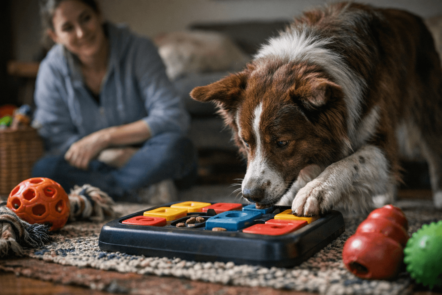 Experts say bored dogs need enrichment, not more feeding or restraint