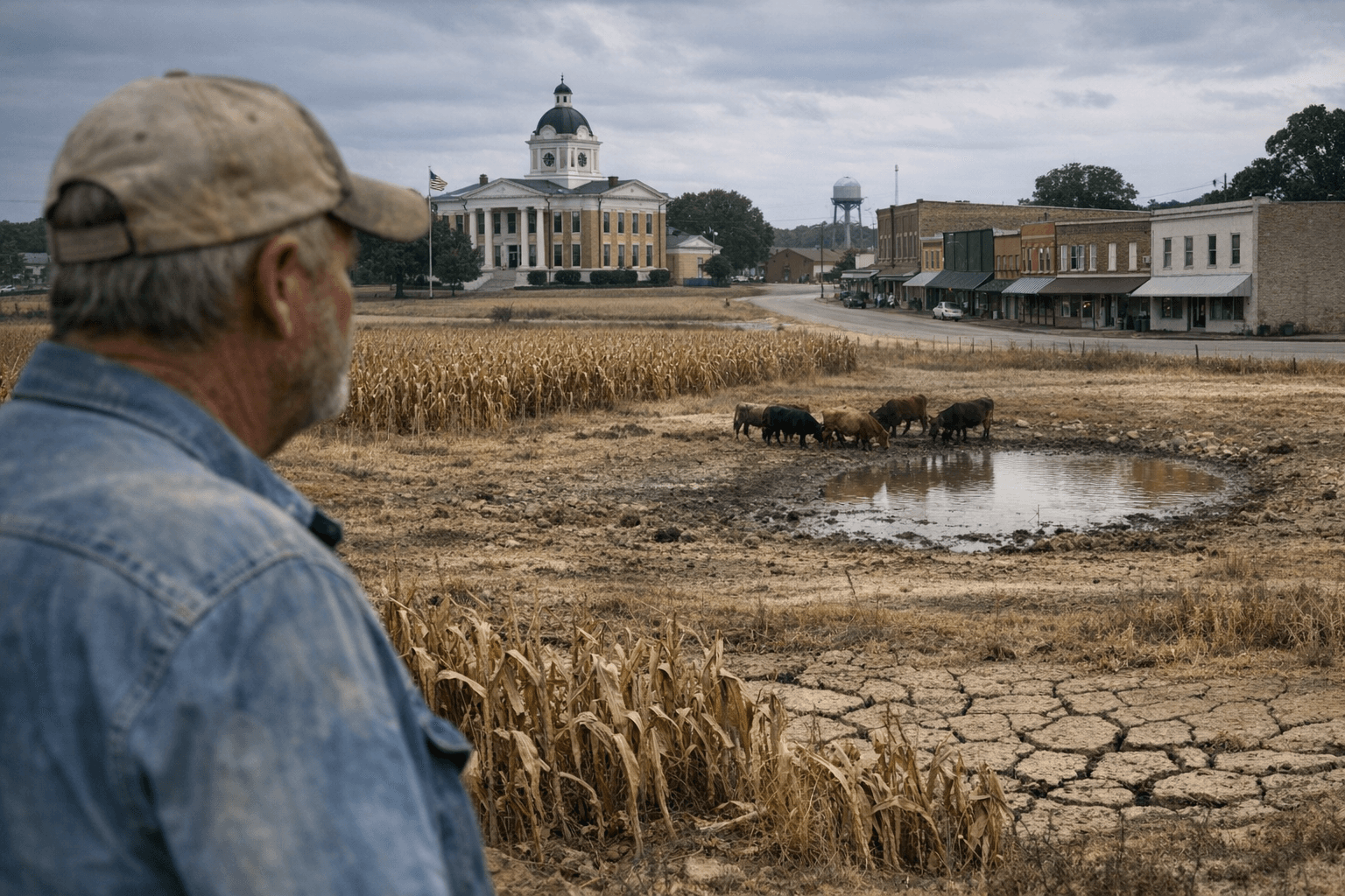 Quitman County named disaster area as drought strains growing season