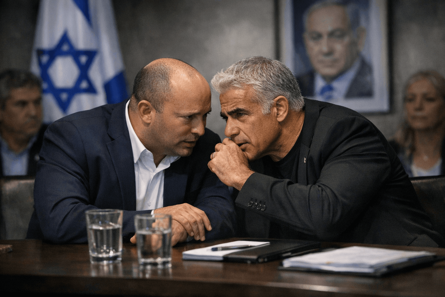 Bennett and Lapid unite in bid to oust Netanyahu in election