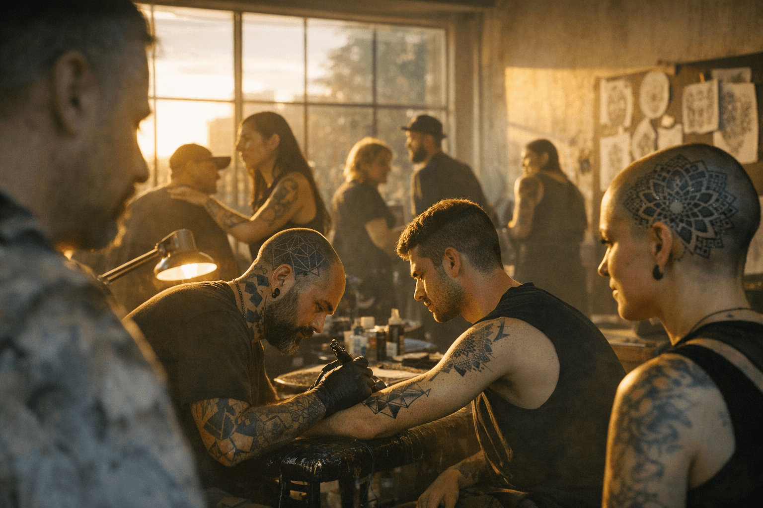 Geometric Tattoos Blur Style Labels as Artists Forge New Visual Languages