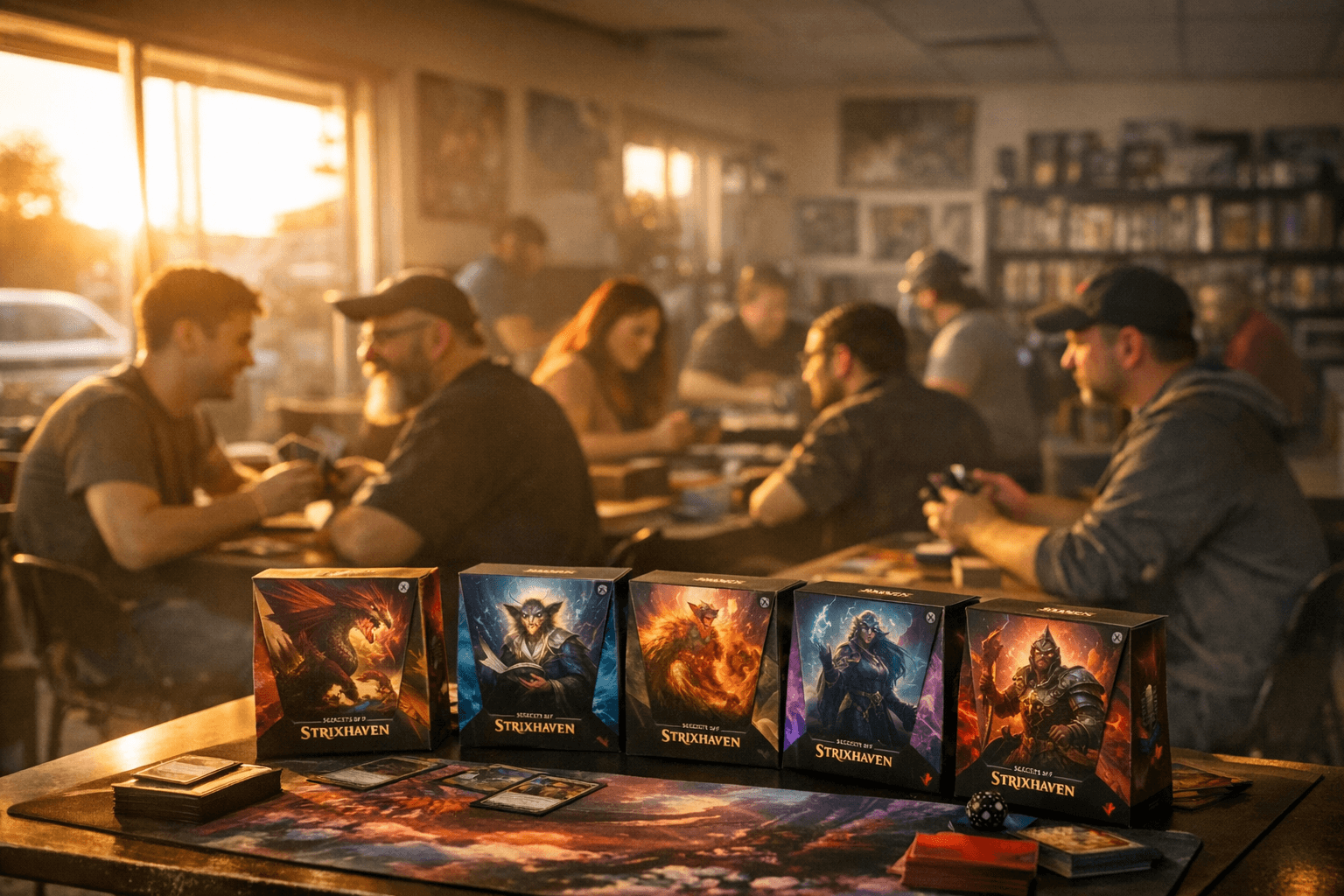 Secrets of Strixhaven puts five Commander decks at the center of release-day buying choices