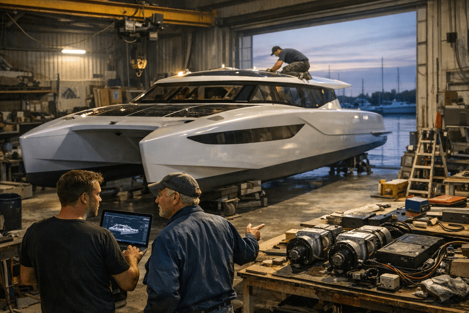 Earthling E-40 Powercat Debuts in Europe, Emphasizes Low-Drag Efficiency