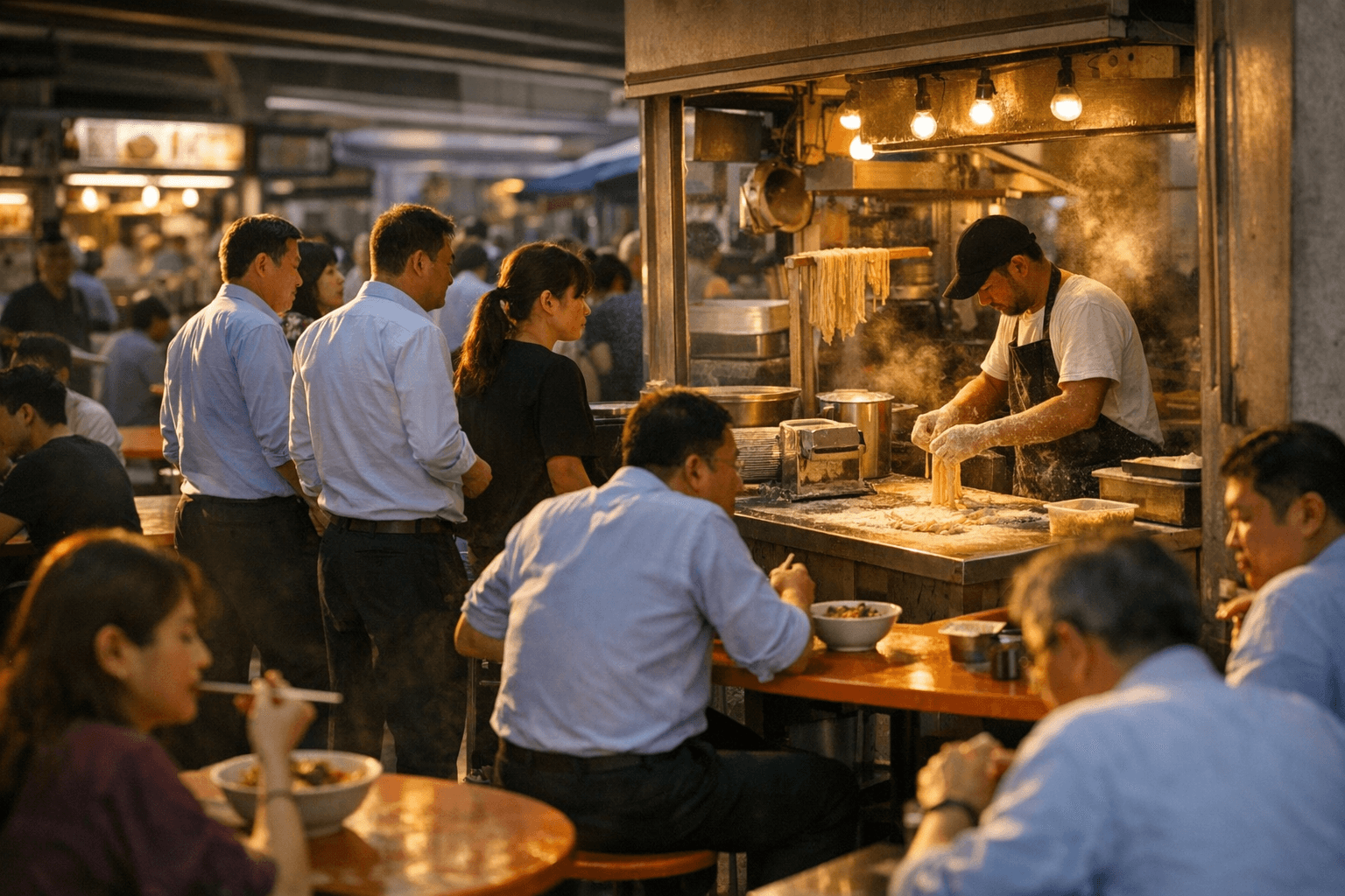 Singapore CBD’s new pasta stall wins attention with handmade freshness