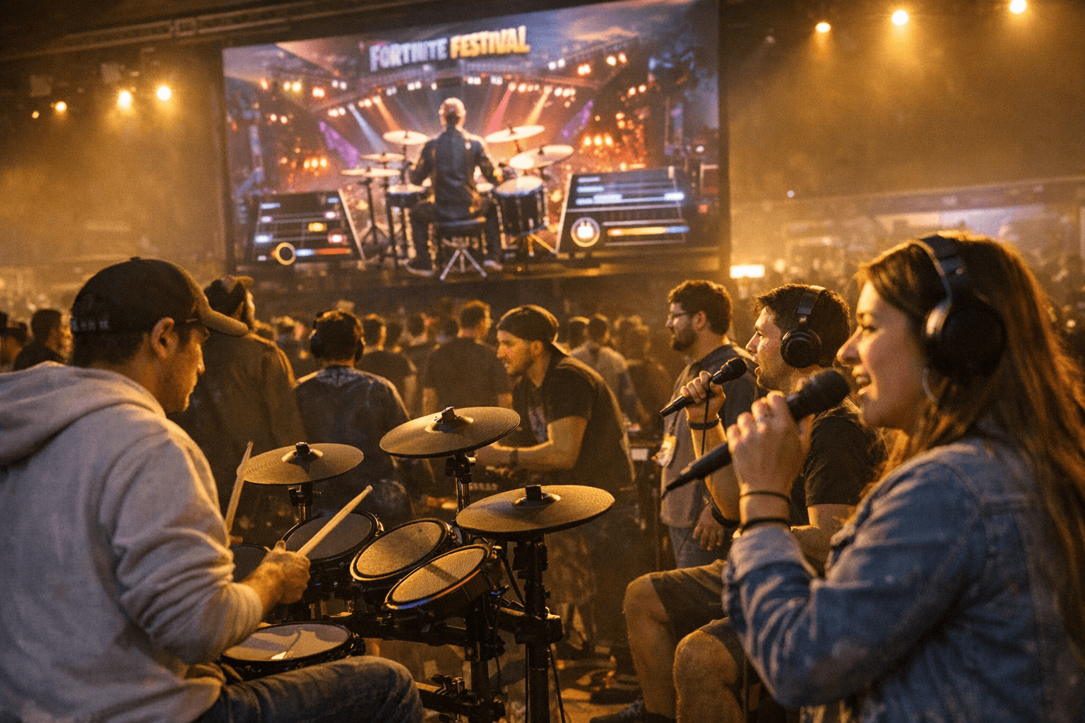 Fortnite Festival adds Pro Drums and Mic Vocals to Main Stage mode