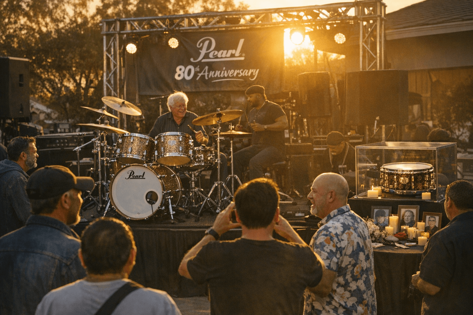 Pearl Drums celebrates 80 years with new song, limited products and memorial page