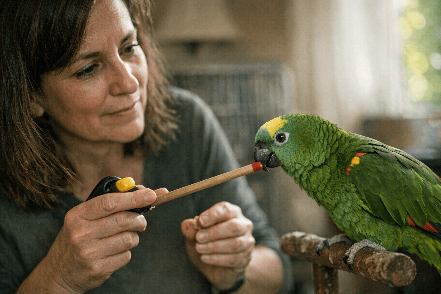 Clicker Training Helps Parrots Build Trust and Better Behavior
