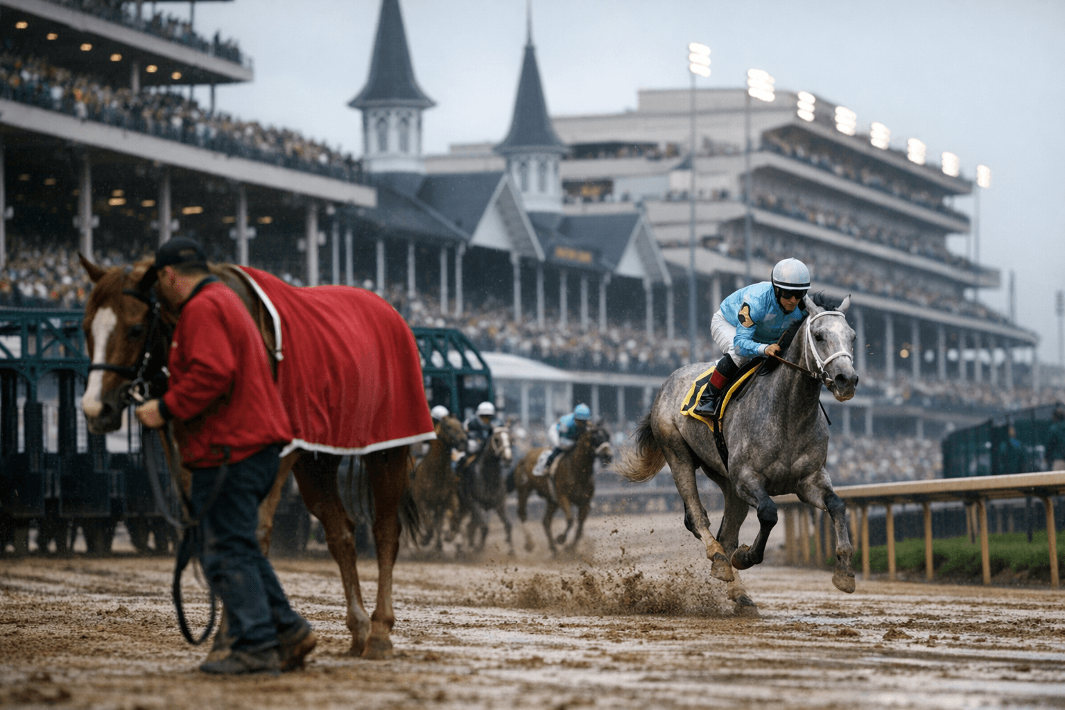 Bottle of Rouge scratched from Kentucky Oaks, Lovely Grey gets in