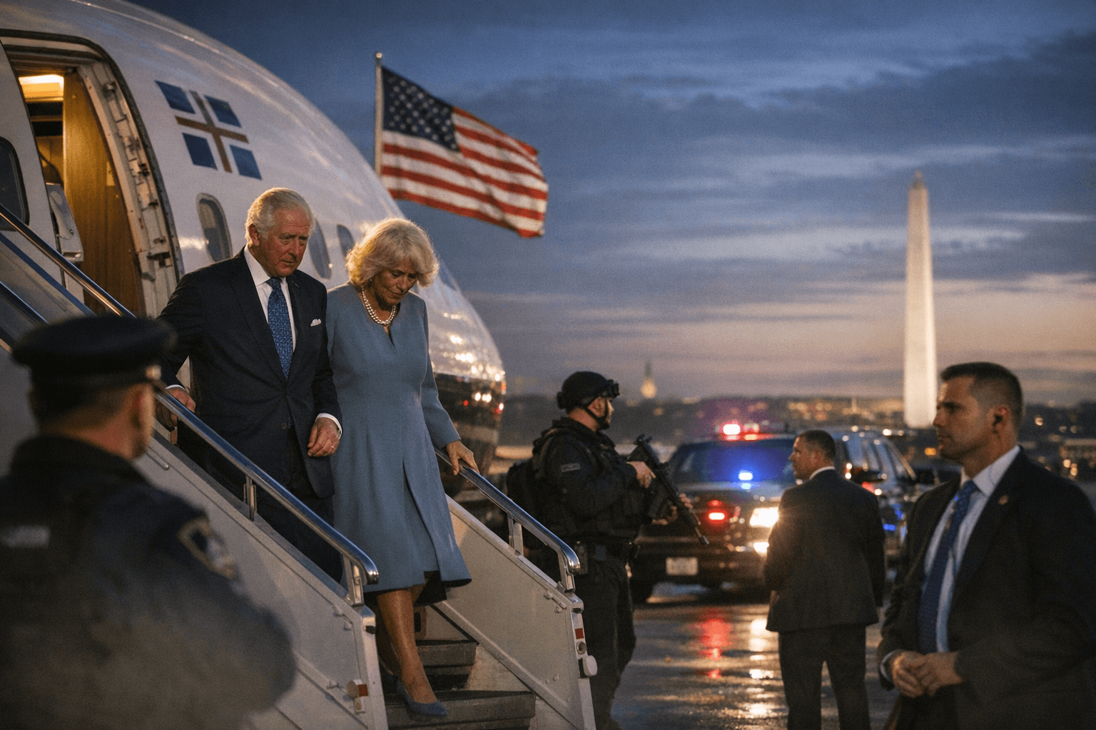 King Charles and Queen Camilla will proceed with U.S. state visit after shooting scares Washington event