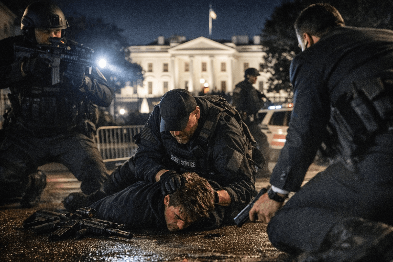 Suspected gunman targeted Trump, officials say, after White House attack