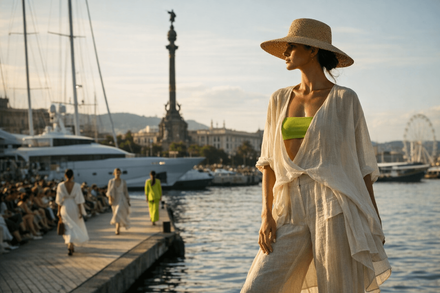 080 Barcelona Fashion moves to Port Vell, spotlighting Mediterranean minimalism