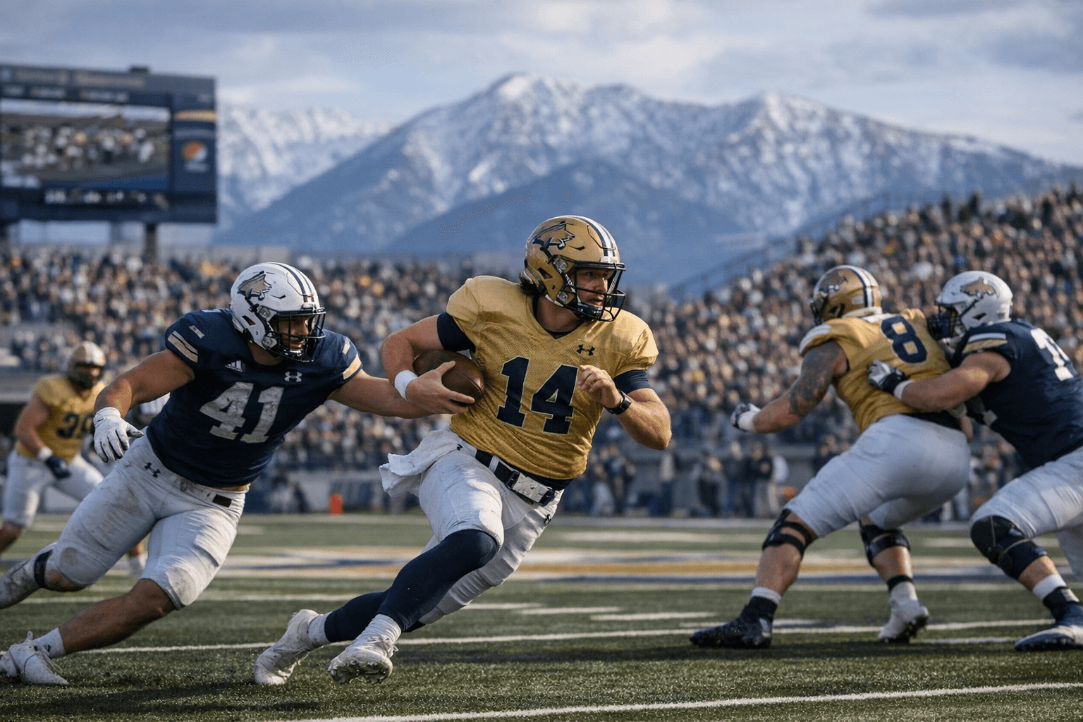Montana State caps spring with ring ceremony, Gold team wins scrimmage 30-14