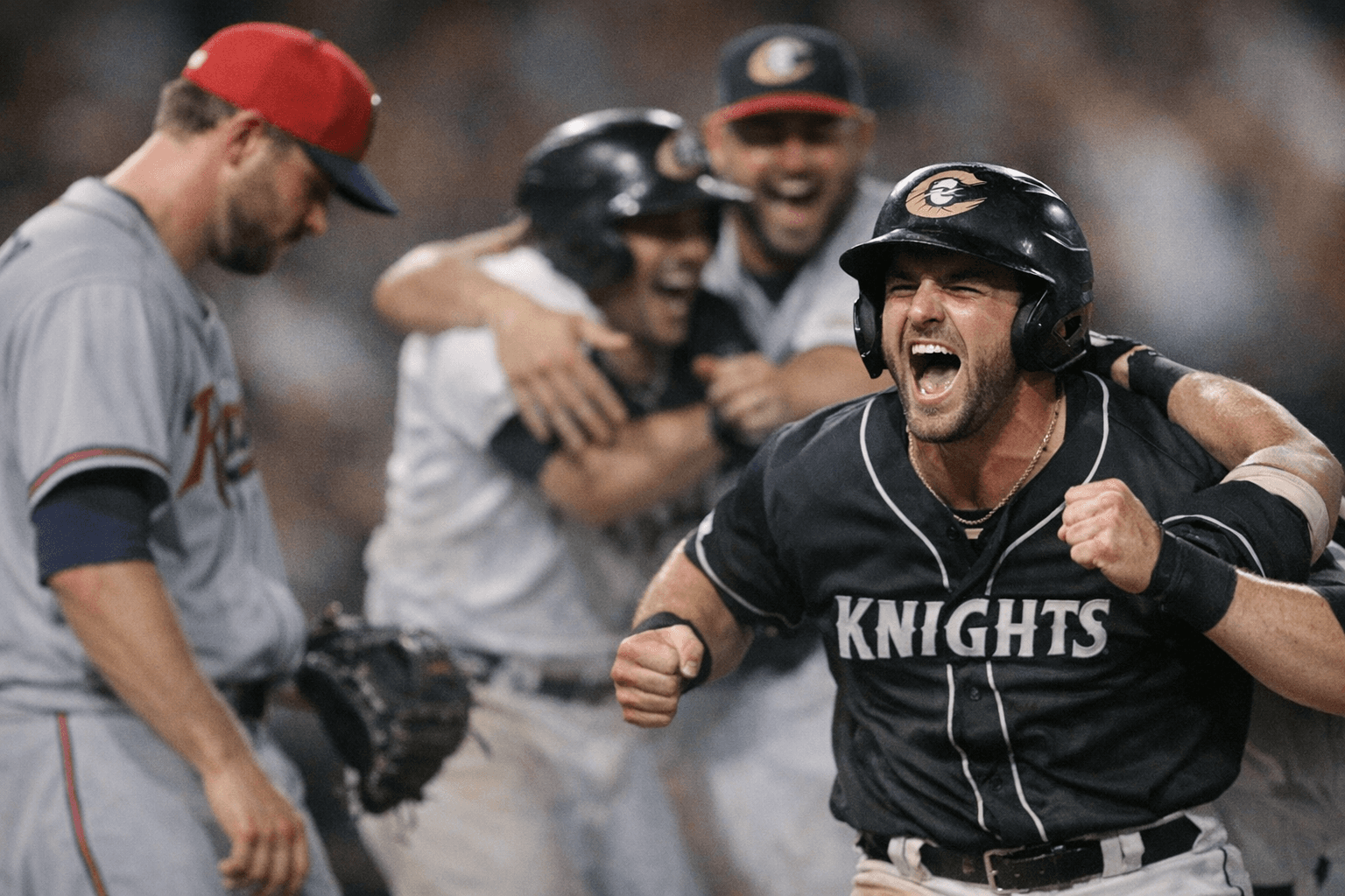 Kuehner shines, Sounds fall 3-2 to Knights in extras