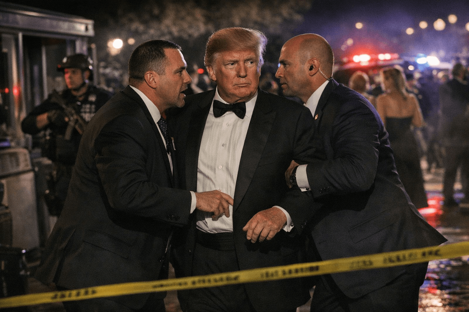 Trump describes White House Correspondents' Dinner evacuation after gunman attack