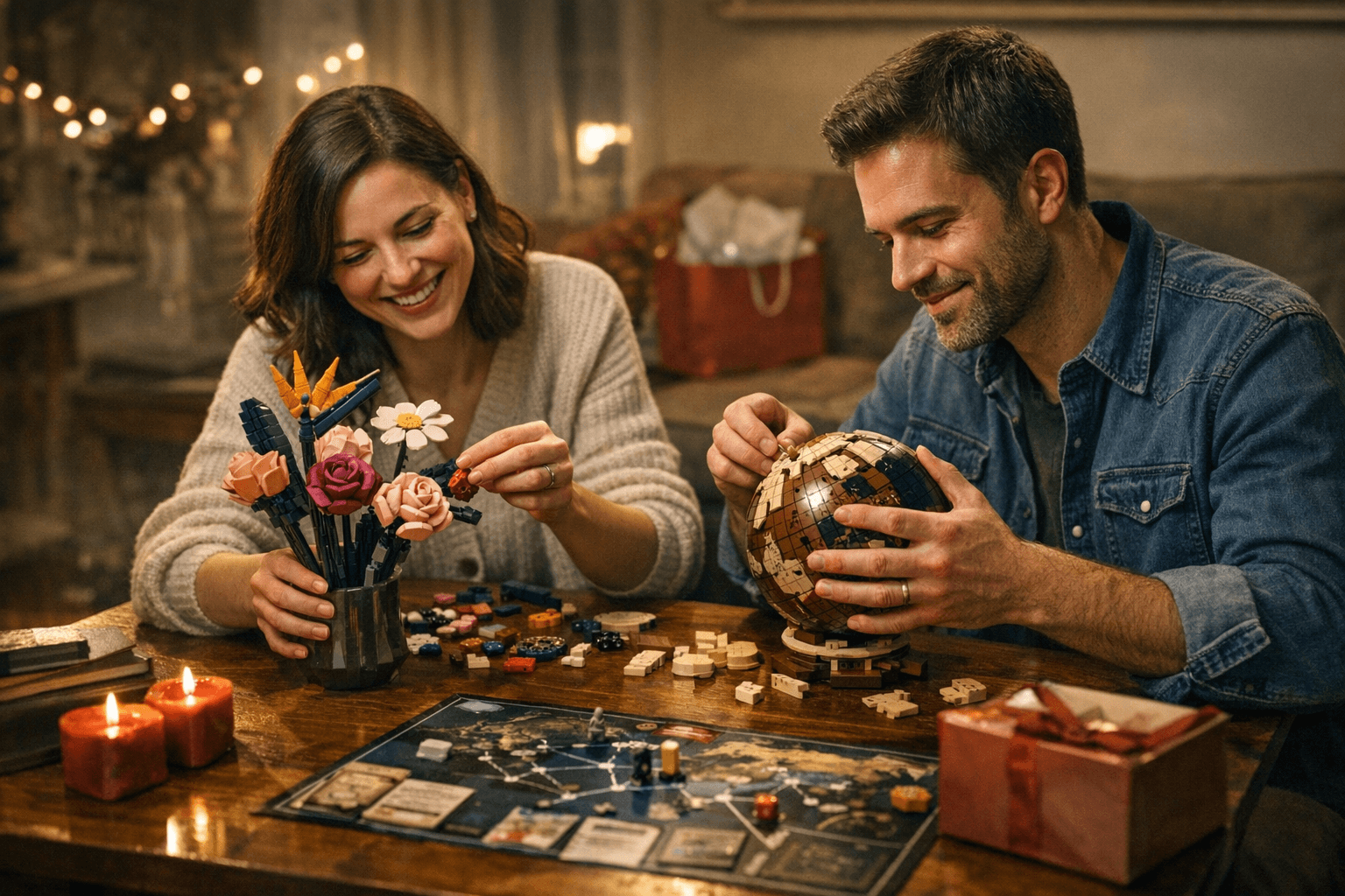 LEGO Botanicals, 3D puzzles and co-op games for Valentine's Day gifting