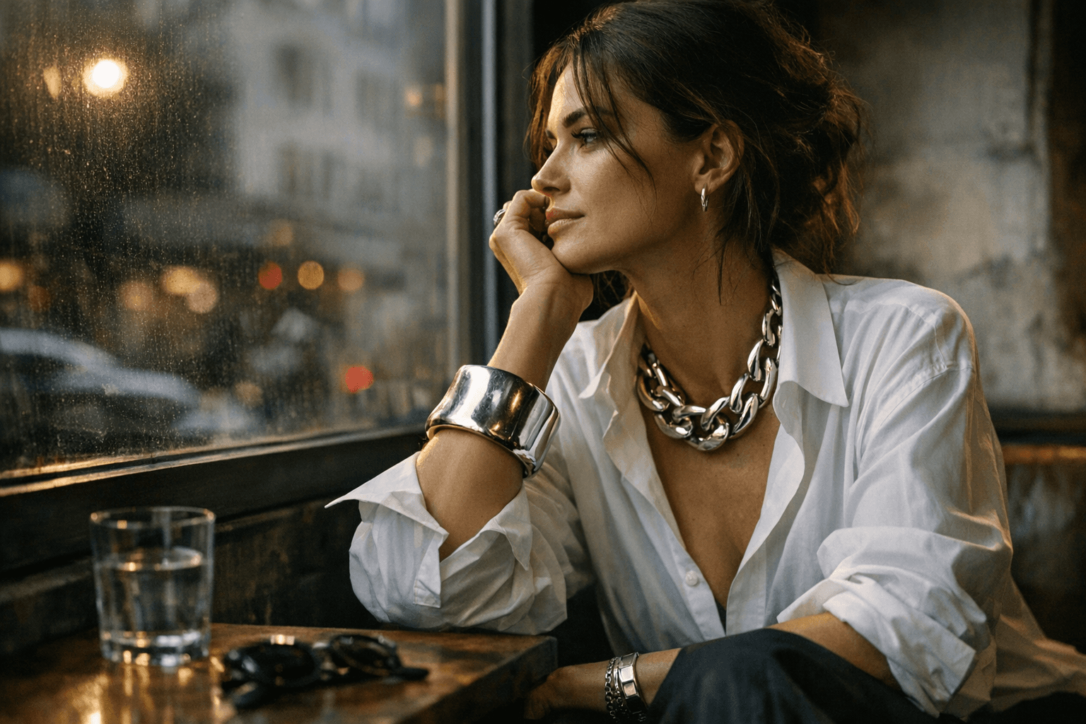 Silver Jewelry Turns Sculptural, Big Links and Cuffs Take Over 2026