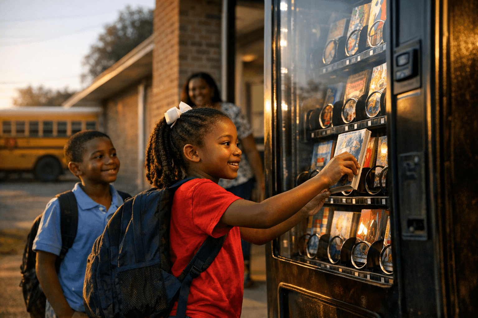 Marvell-Elaine schools add book vending machine to boost literacy