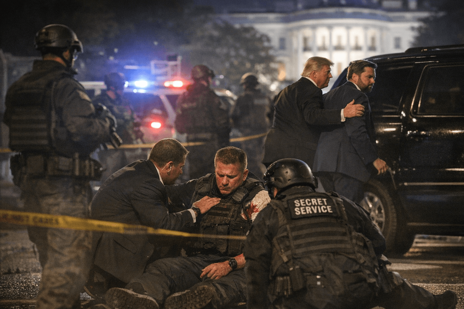 Armed man targets White House dinner, Trump and officials evacuated