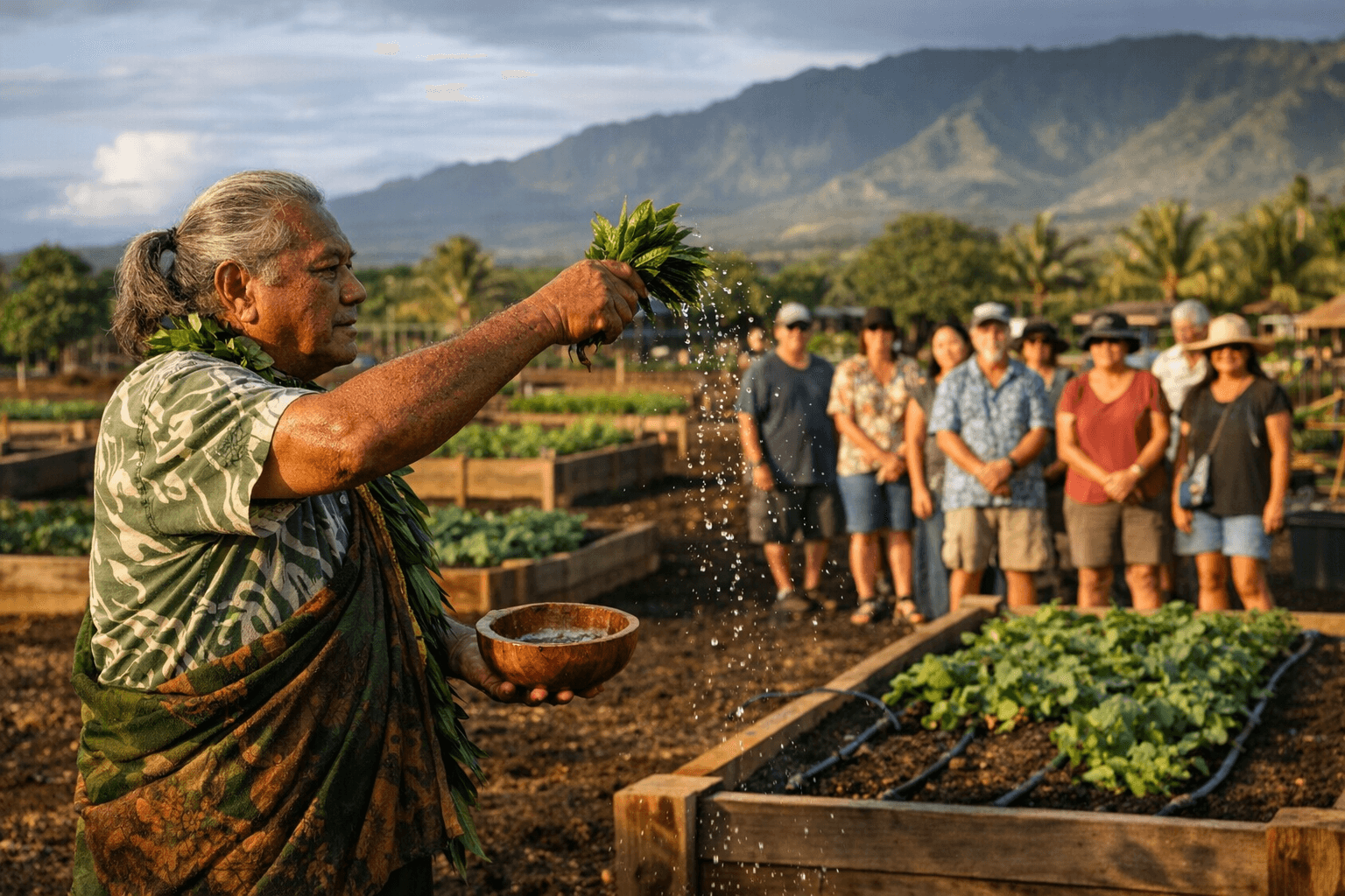 Blessing marks opening of Lima Ola Community Garden in Eleele