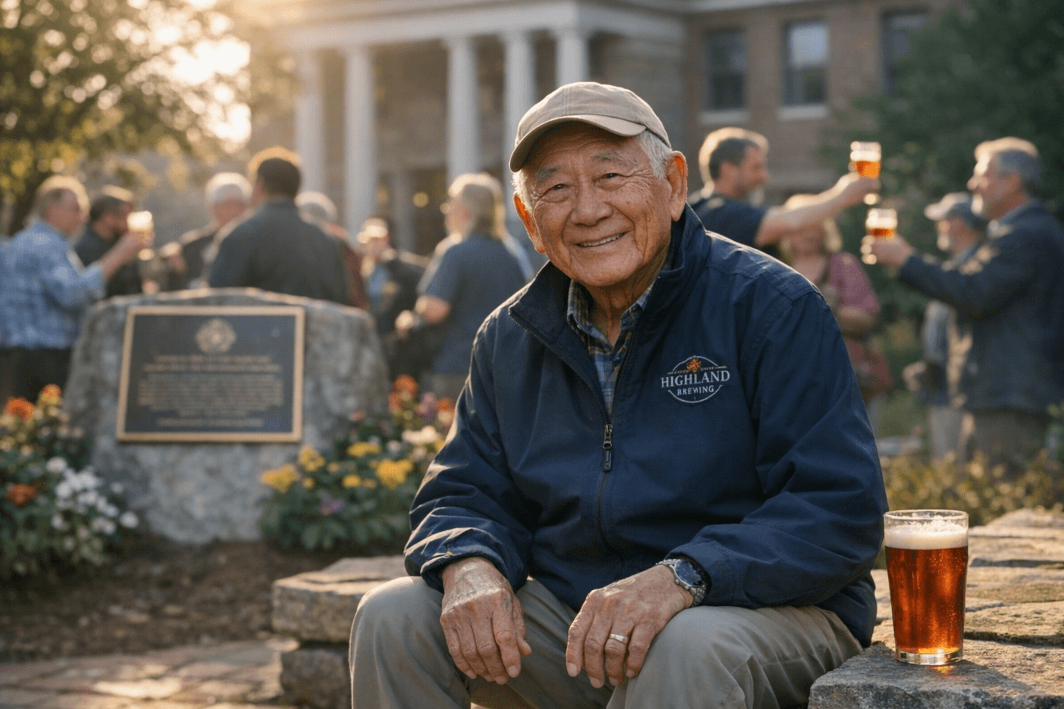 UNC Asheville Dedicates Memorial Garden to Craft Beer Pioneer Oscar Wong