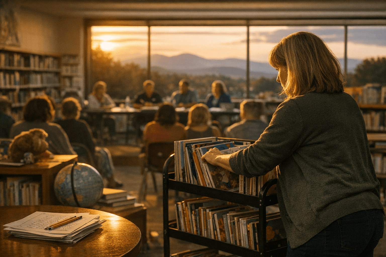 Asheville school board faces pressure to protect librarian positions