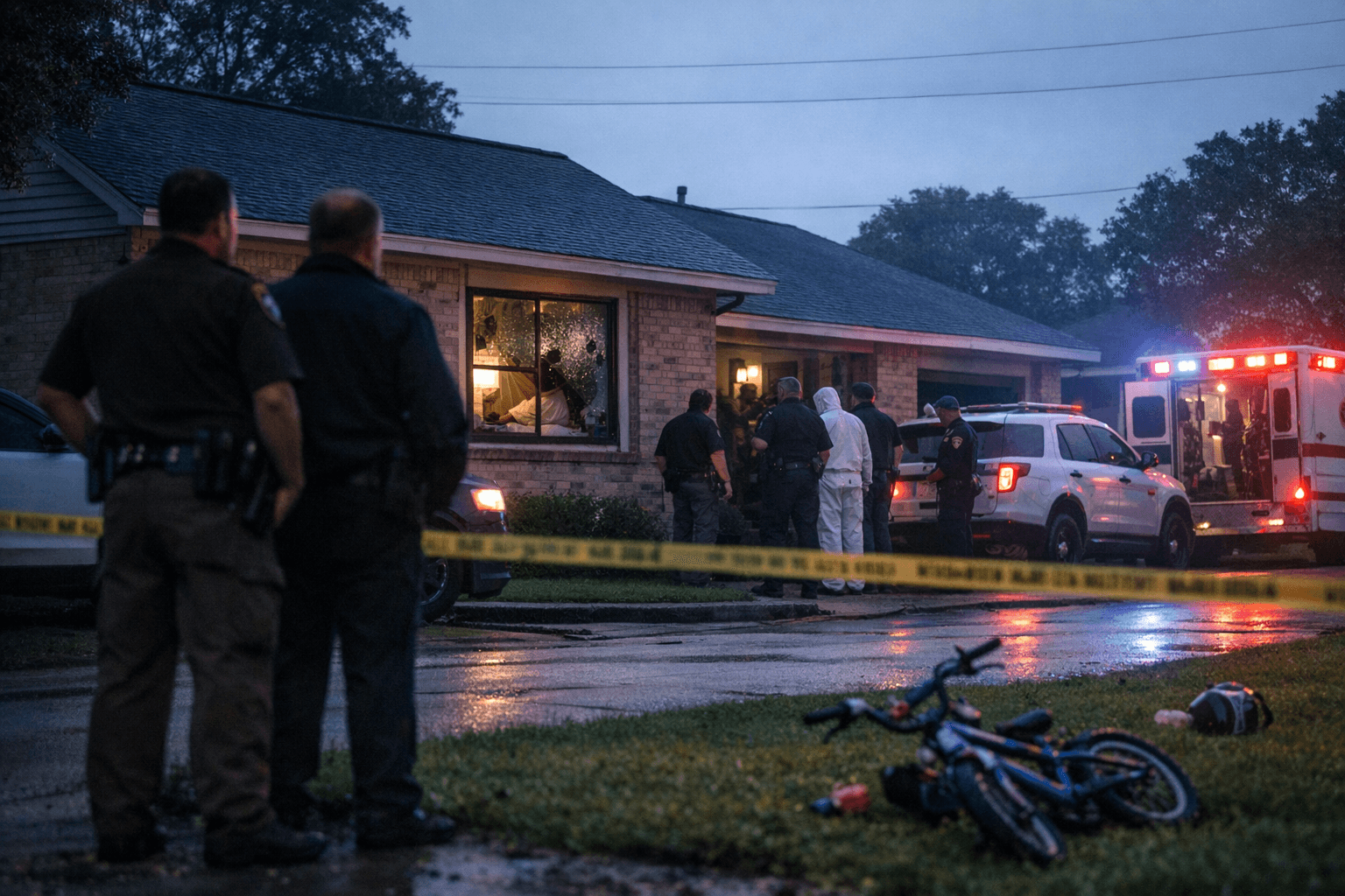 Harris County deputy wounded in predawn drive-by shooting at home