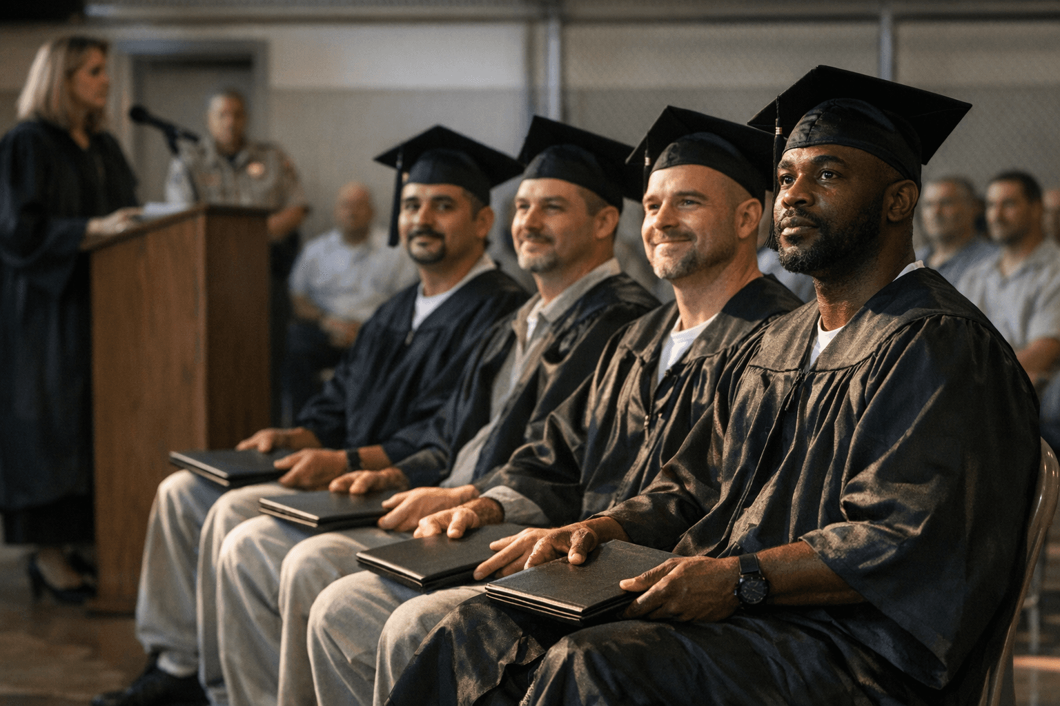 Central Texas College awards degrees to four incarcerated students in Gatesville