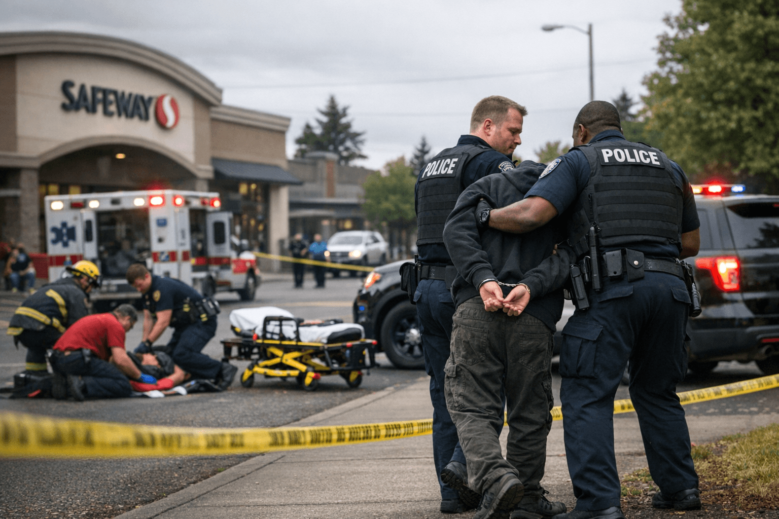 Police arrest suspect after Safeway stabbing injures Eugene worker