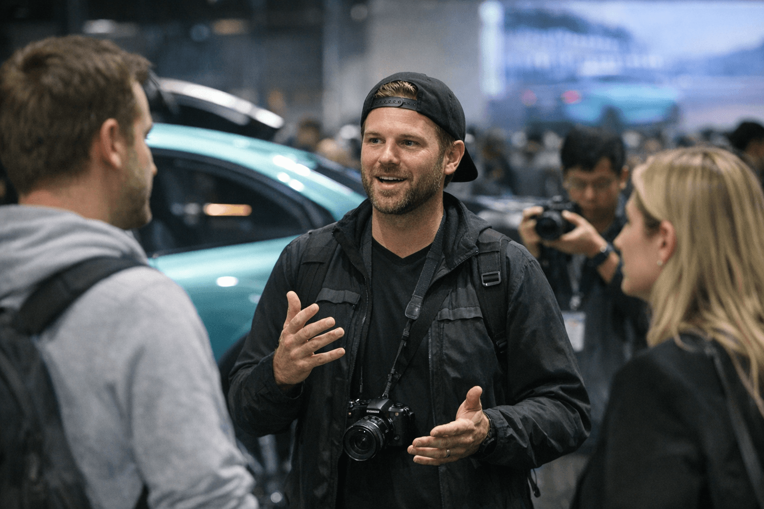 American YouTuber Draws Global Visitors to Beijing Auto Show’s Chinese EVs