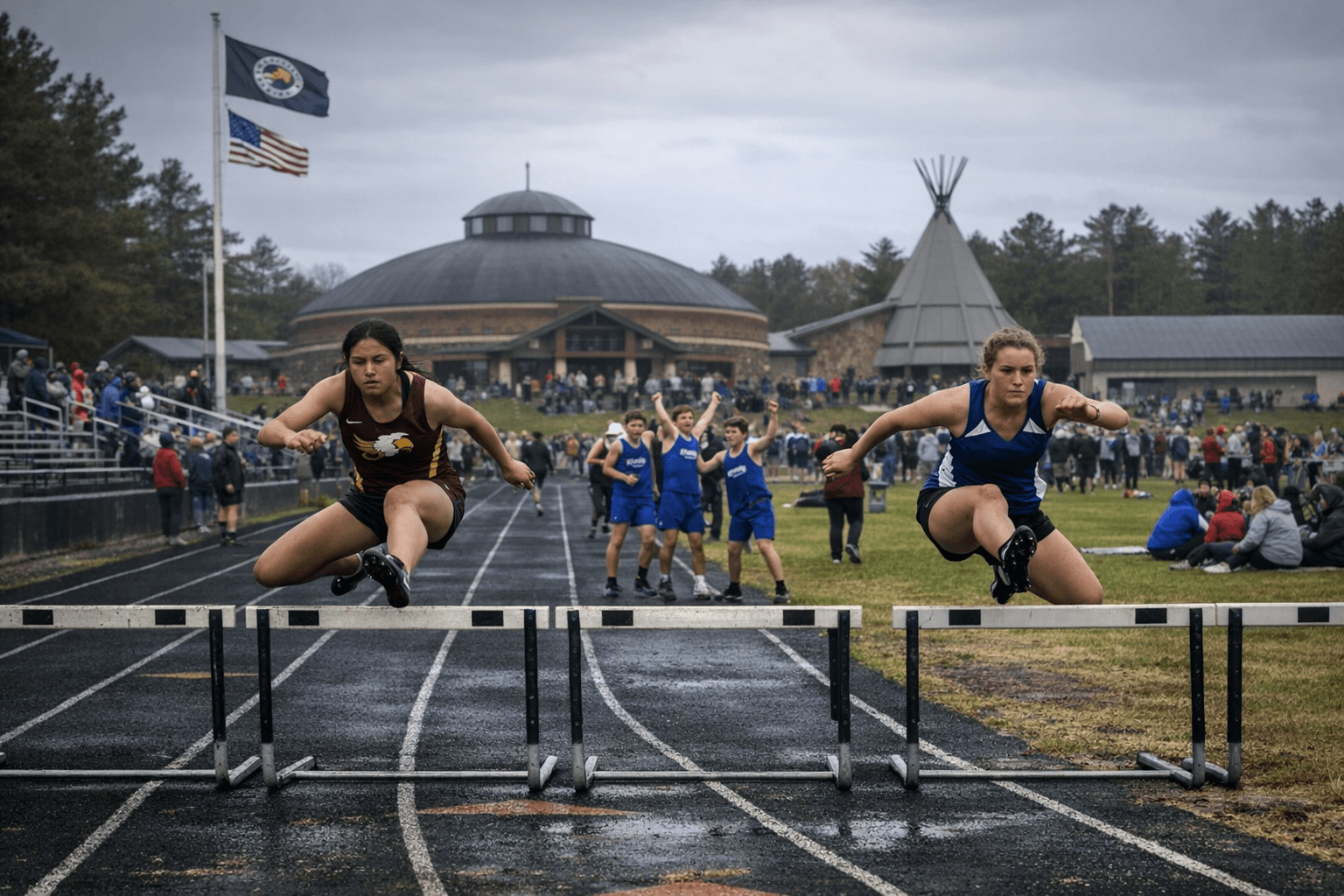 Menominee Nation hosts Eagles Invite, Marion/Tigerton sweeps team titles