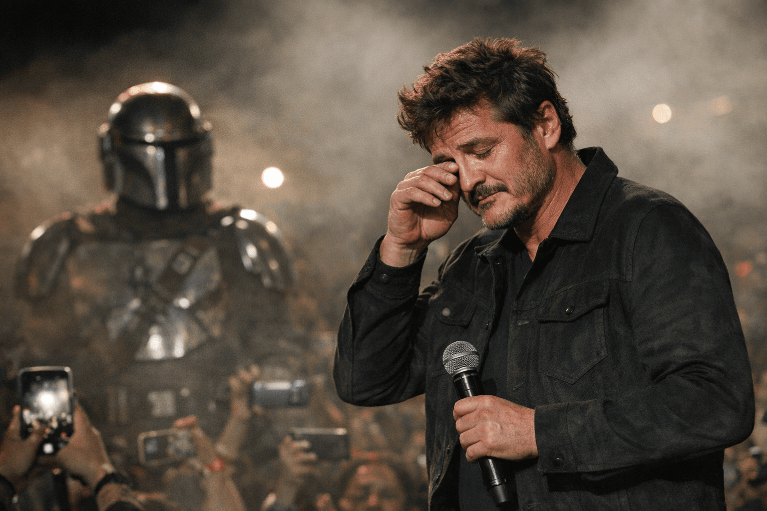 Pedro Pascal Fights Back Tears at Mexico City Mandalorian Event