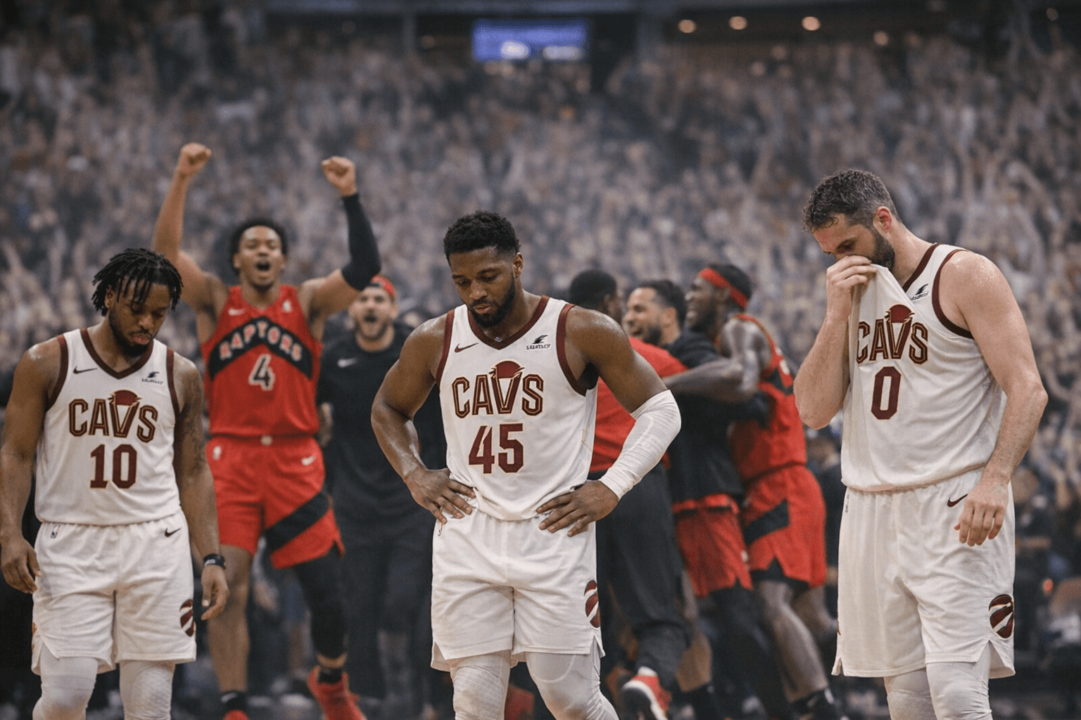 Raptors beat Cavaliers in Game 4, stars struggle as series ties 2-2
