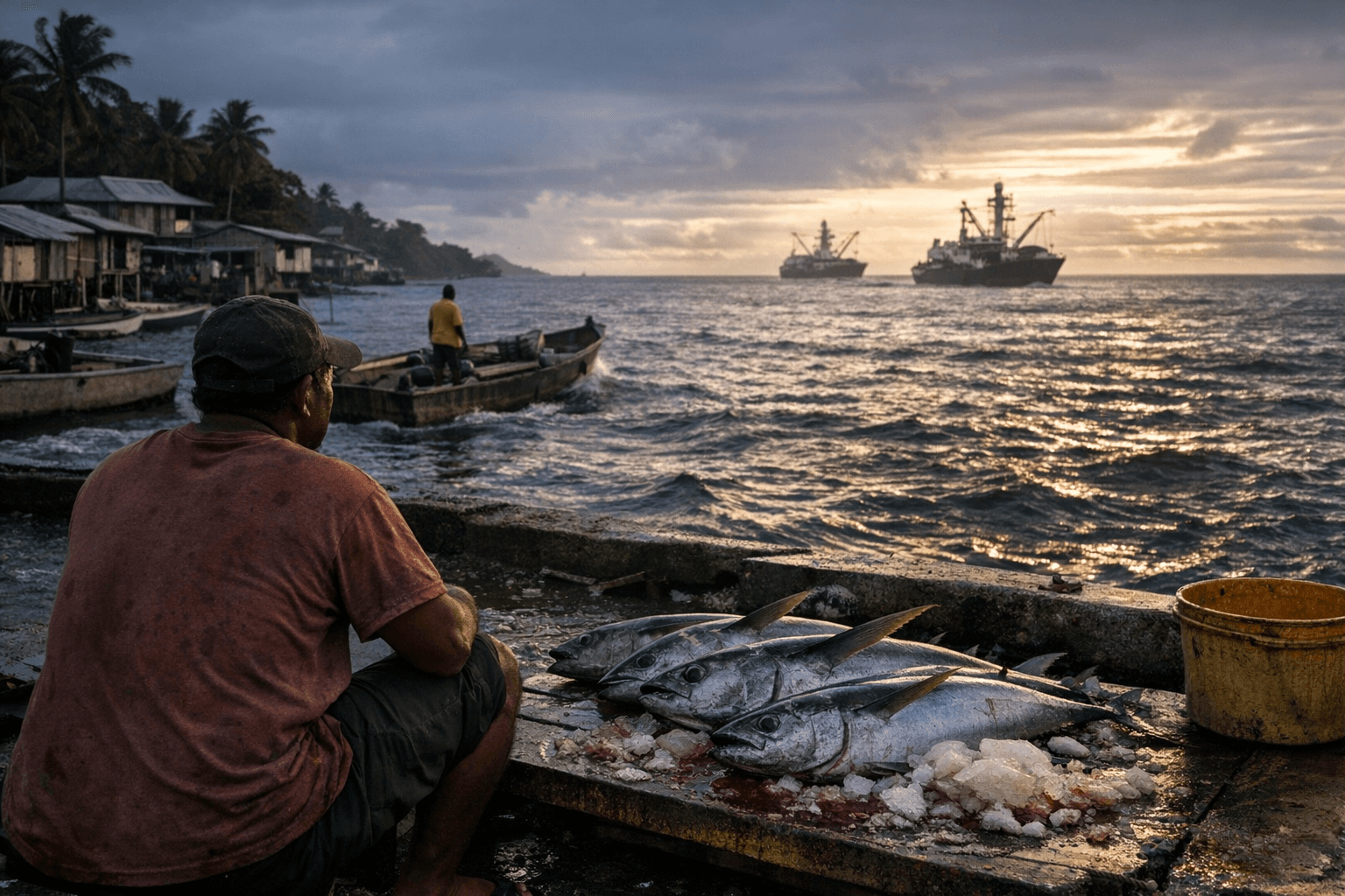 Rising Pacific temperatures could push tuna stocks east, threatening island economies
