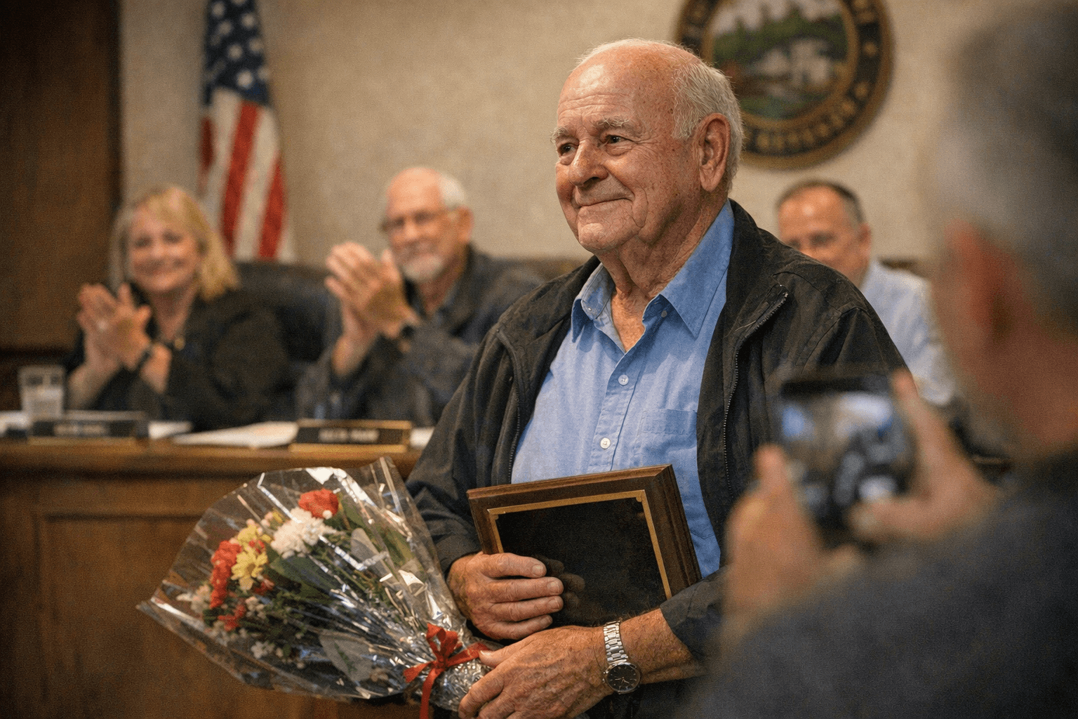 Chester honors former councilman, longtime court clerk at board meeting