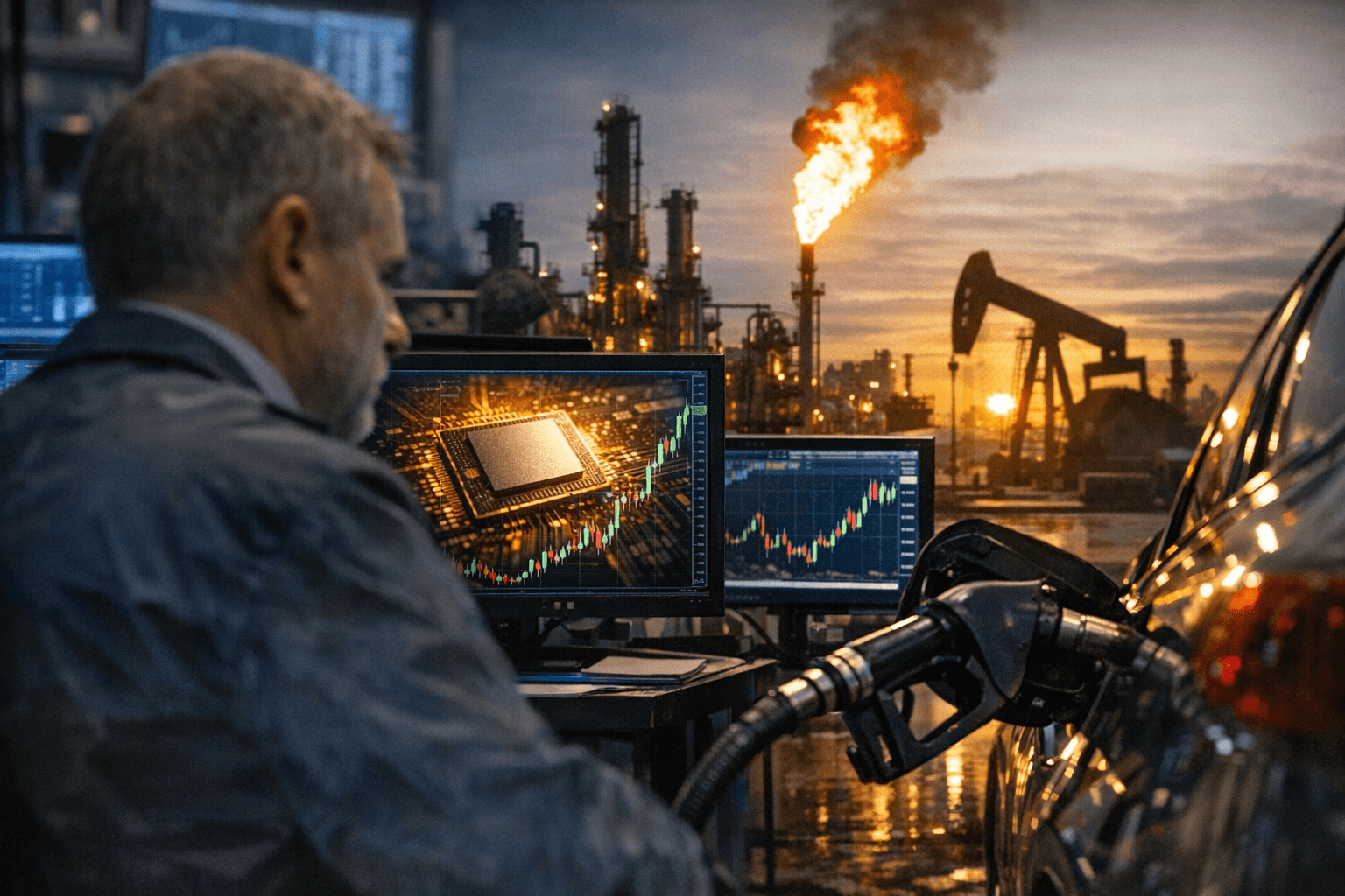 AI chip rally lifts stocks, oil jumps as Iran peace talks stall