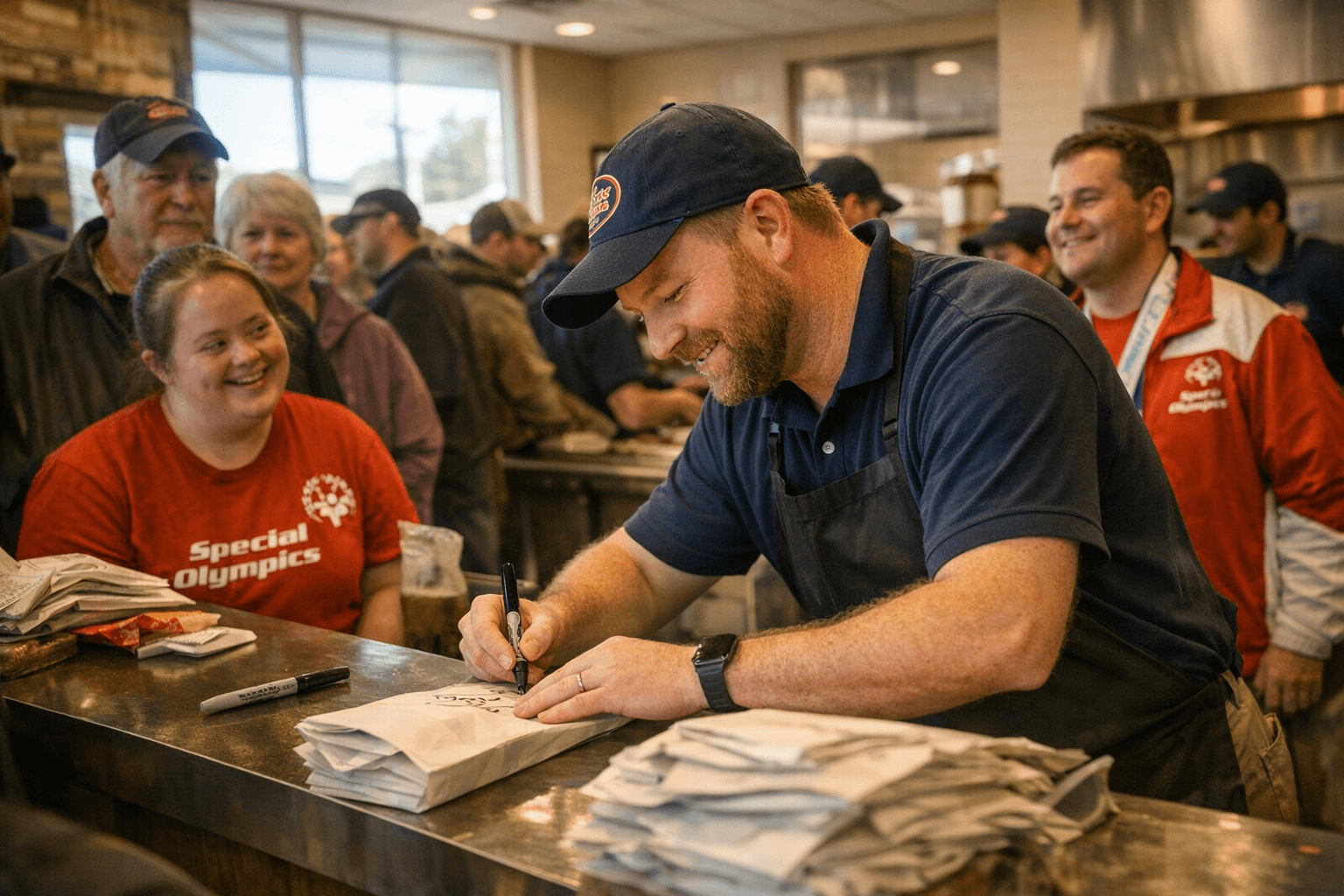 Helena Jersey Mike's fundraiser for Special Olympics draws long lines, community support