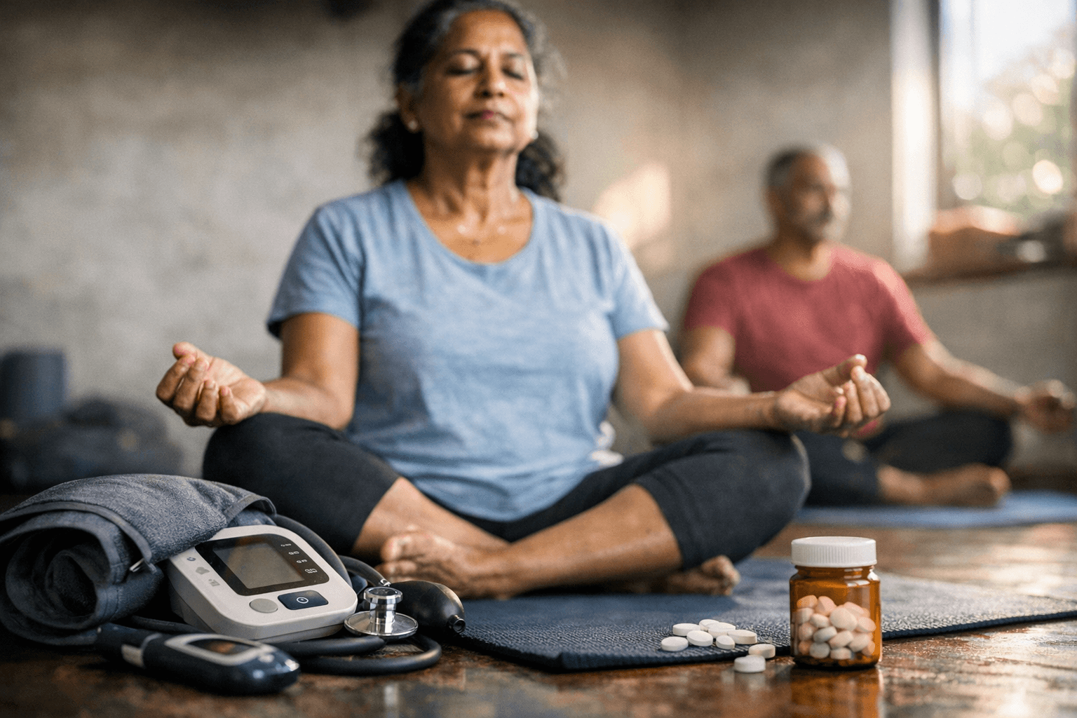 Hatha yoga may help manage diabetes, hypertension and heart disease