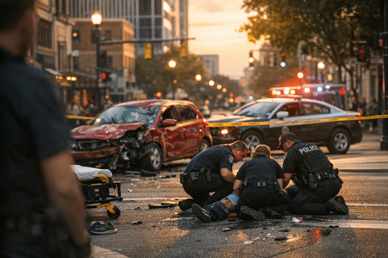 Impaired driver charged after downtown Raleigh crash injures two pedestrians