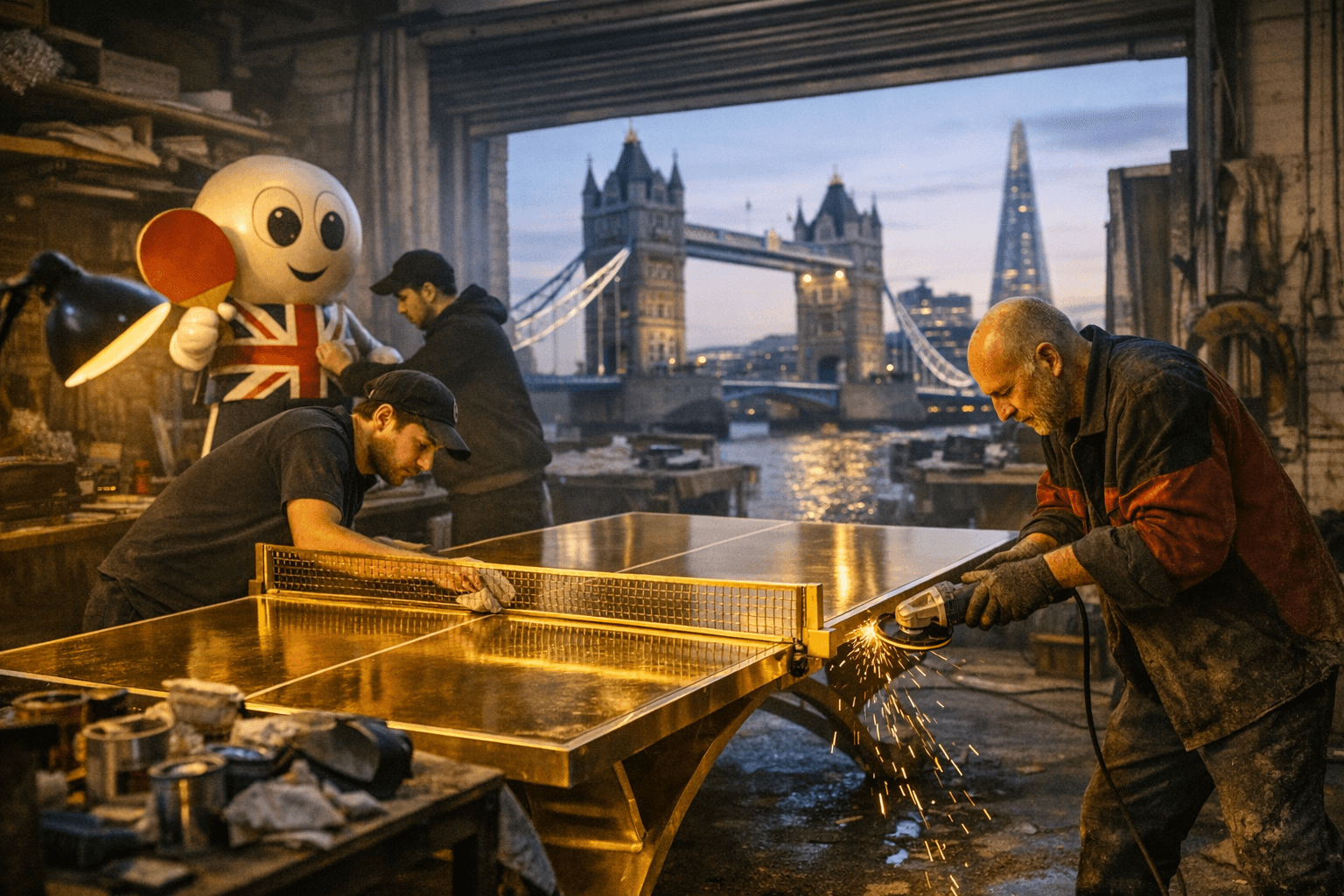 London turns into table tennis canvas ahead of 2026 worlds