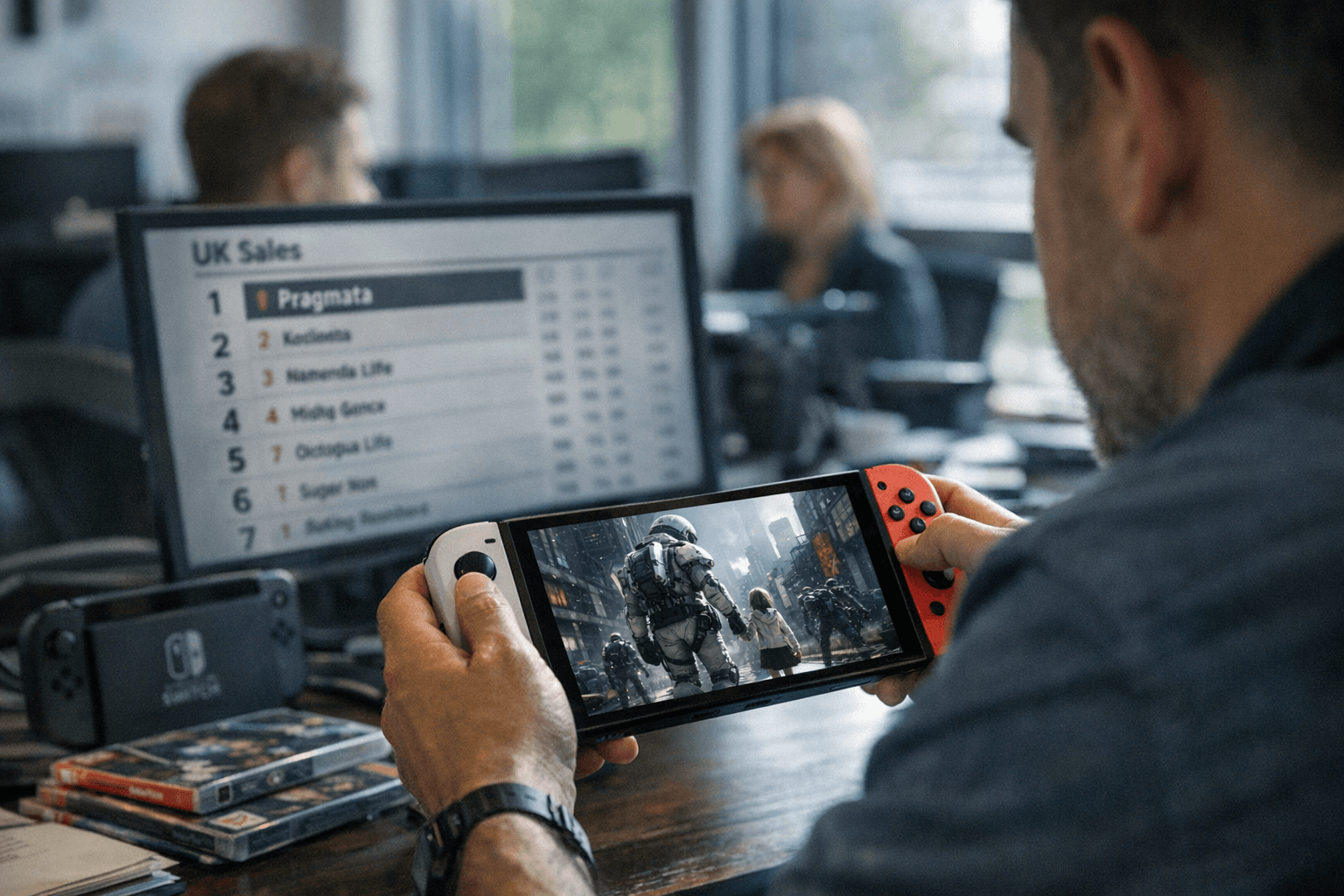 Pragmata tops UK charts, with Switch 2 taking 15% of boxed sales