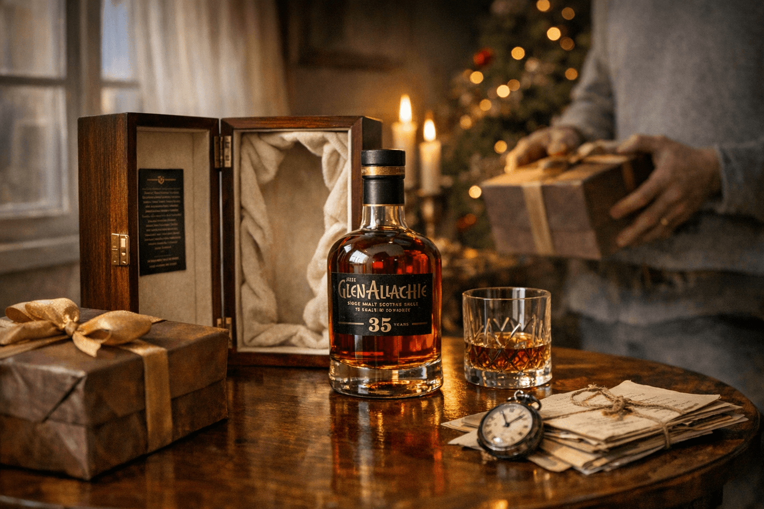 GlenAllachie’s 35-Year-Old Cask-Strength Whisky Makes a Rare Luxury Gift