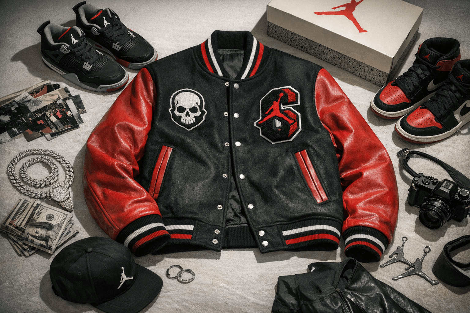 SAINT Mxxxxxx teases first Jordan Brand capsule, varsity jacket, Summer 2026 launch