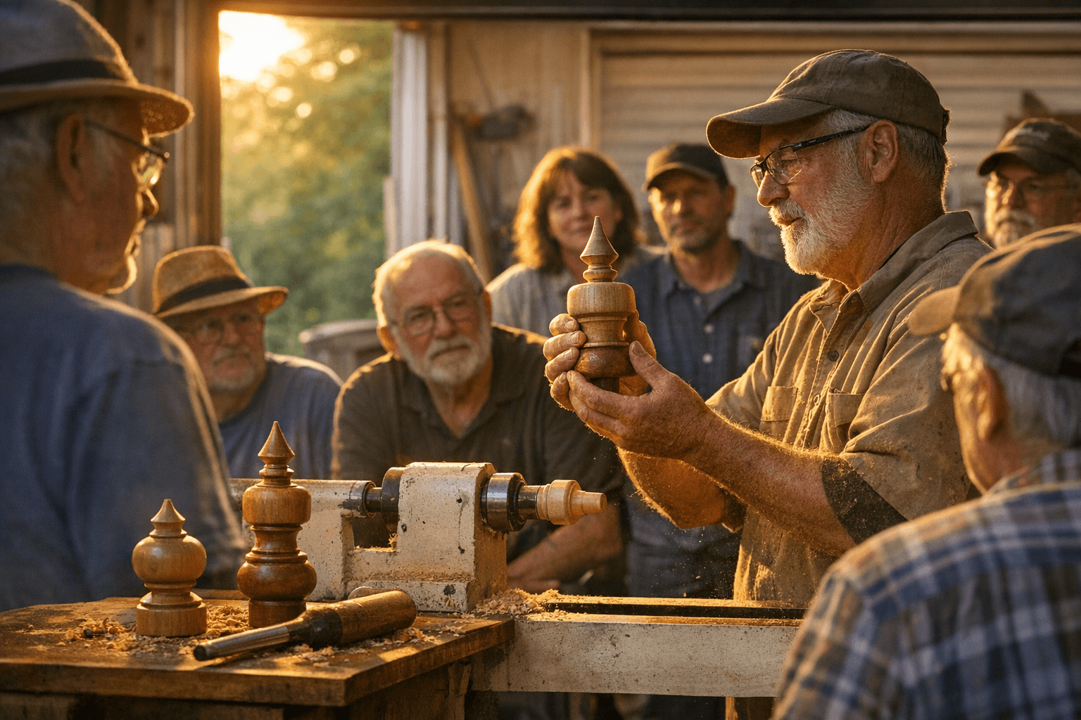 Woodturners Share Simple Joinery Tips for Stacked Wood Finials