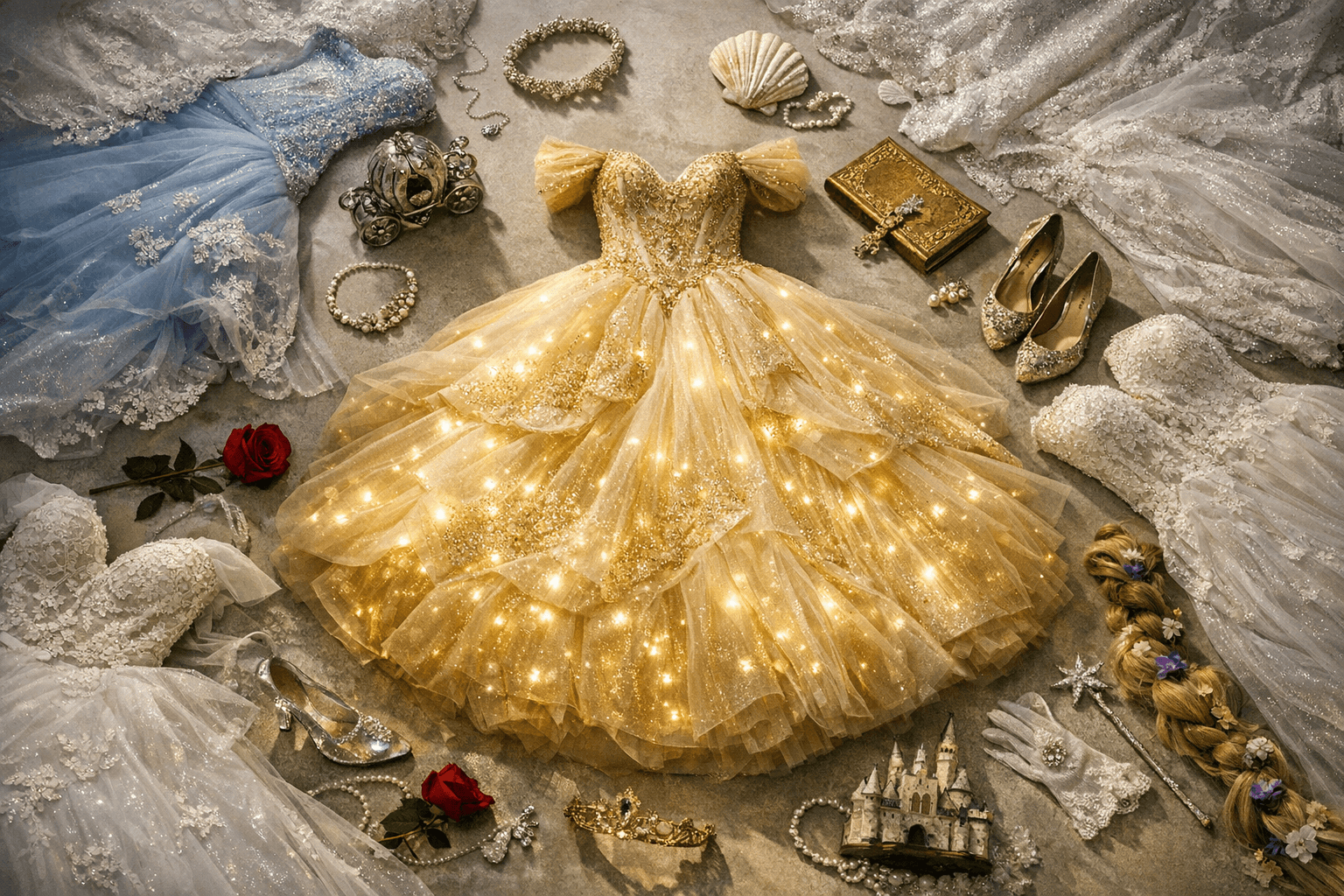 Disney Fairy Tale Weddings and Allure Bridals unveil 24 sparkling new gowns