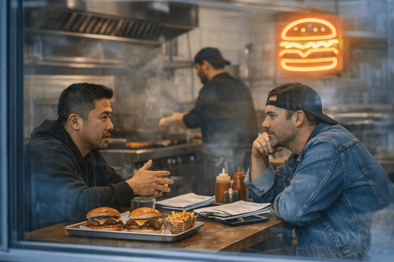 Former pizza spot Mista Boiga fully rebrands as Toronto burger shop